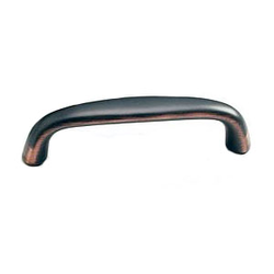 Solid Brass Traditional Designs 3 Inch Center to Center Michelangelo Bronze Cabinet Pull