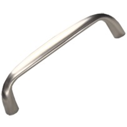 Solid Brass Traditional Designs 4 Inch Center to Center Satin Nickel Cabinet Pull