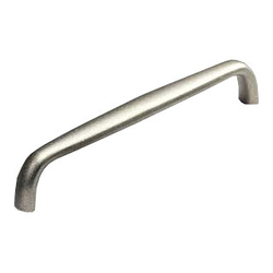 Solid Brass Traditional Designs 6 Inch Center to Center Distressed Nickel Cabinet Pull