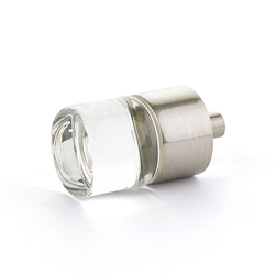 City Lights Knob 7/8 inch Diameter Satin Nickel