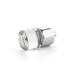City Lights Knob 7/8 inch Diameter Polished Chrome