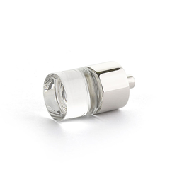 City Lights Knob 7/8 inch Diameter Polished Nickel