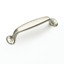 Country 4 Inch Center to Center Satin Nickel Cabinet Pull