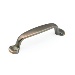 Country 4 Inch Center to Center Aurora Bronze Cabinet Pull