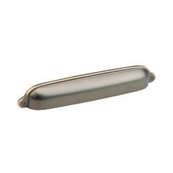 Country 6 Inch Center to Center Aurora Bronze Cabinet Cup Pull