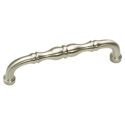Colonial 4 Inch Center to Center Satin Nickel Cabinet Pull