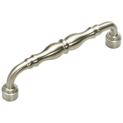 Colonial 6 Inch Center to Center Satin Nickel Cabinet Pull