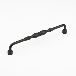 Colonial 12 Inch Center to Center Flat Black Appliance Pull