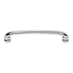 Shelley 5-1/16 Inch Center to Center Polished Chrome Cabinet Pull