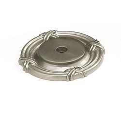 Versailles Forged Solid Brass 1-1/2 Inch Diameter Satin Nickel Back-plate