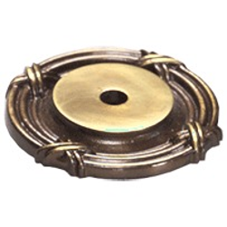Versailles Forged Solid Brass 1-1/2 Inch Diameter Antique Light Polish Back-plate
