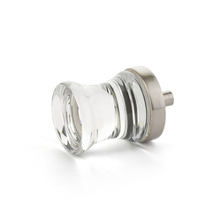 City Lights Knob 1-1/8 inch Diameter Satin Nickel