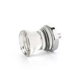 City Lights Knob 1-1/8 inch Diameter Polished Chrome