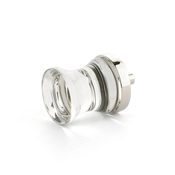 City Lights Knob 1-1/8 inch Diameter Polished Nickel