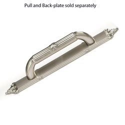 Versailles Forged Solid Brass 3-3/4 Inch Center to Center Satin Nickel Back-plate