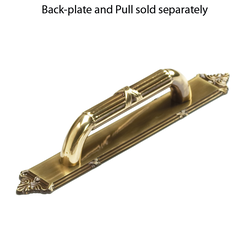 Versailles Forged Solid Brass 3-3/4 Inch Center to Center Antique Light Polish Back-plate