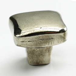 Vinci Designs 1 Inch Diameter Polished White Bronze Cabinet Knob