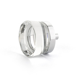 City Lights Knob 1-3/8 inch Diameter Polished Chrome