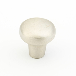 Mountain 1-1/4 Inch Diameter Antique Silver Cabinet Knob