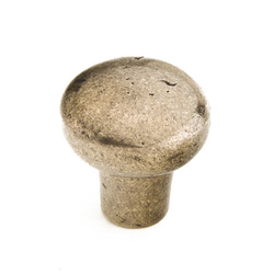 Cast Bronze Mountain 1-1/4 Inch Diameter Italian Nickel Cabinet Knob