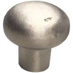 Mountain 1-3/8 Inch Diameter Antique Silver Cabinet Knob