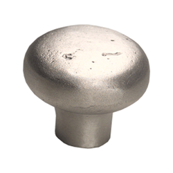 Mountain 1-5/8 Inch Diameter Antique Silver Cabinet Knob
