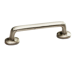 Mountain 4 Inch Center to Center Antique Silver Cabinet Pull