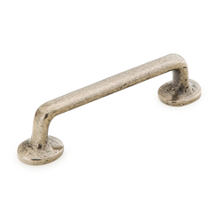 Cast Bronze Mountain 4 Inch Center to Center Italian NIckel Cabinet Pull