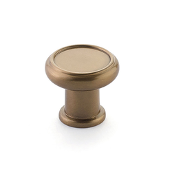 Steamworks Knob 1-1/4 inch Diameter Brushed Bronze