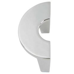 Roundabout 1-1/4 Inch Center to Center Polished Chrome Cabinet Pull