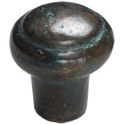 Ovale 1-3/8 Inch Diameter Verde Imperiale Cabinet Knob