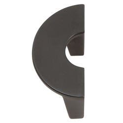 Roundabout 1-1/4 Inch Center to Center Modern Bronze Cabinet Pull