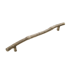 Cast Bronze Mountain 12 Inch Center to Center Italian NIckel Appliance Pull
