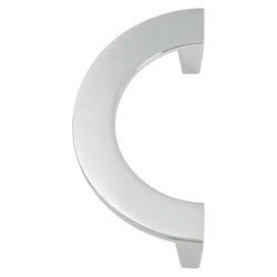 Roundabout 3 Inch Center to Center Polished Chrome Cabinet Pull