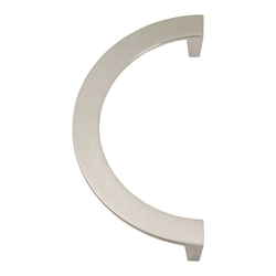 Roundabout 5-1/16 Inch Center to Center Brushed Nickel Cabinet Pull