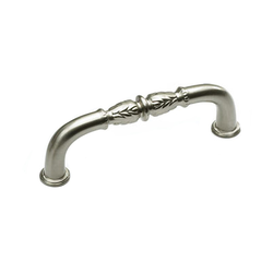Meridian 3-3/4 Inch Center to Center Satin Nickel Cabinet Pull