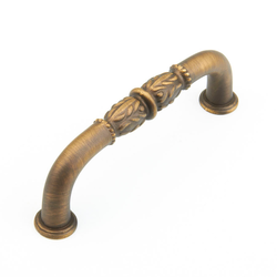 Meridian 3-3/4 Inch Center to Center Antique Light Polish Cabinet Pull