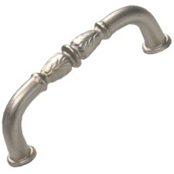 Meridian 3-3/4 Inch Center to Center Antique Nickel Cabinet Pull
