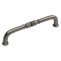 Meridian 6 Inch Center to Center Antique Nickel Cabinet Pull