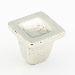 Vinci 1-1/4 Inch Diameter Polished White Bronze Cabinet Knob