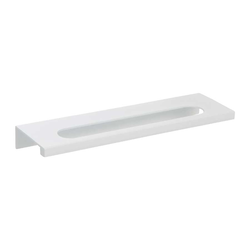 MidCentury 5-1/16 Inch Center to Center White Gloss Cabinet Pull