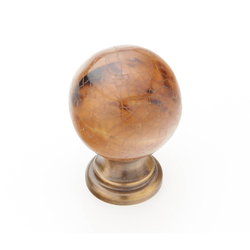 Tiger Penshell 1-1/4 Inch Diameter Penshell/estate Dover Cabinet Knob