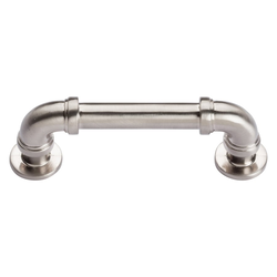 Steam Punk Pull 3 inch Center to Center Brushed Nickel