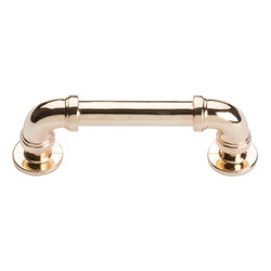 Steam Punk Pull 3 inch Center to Center Unlacquered Brass