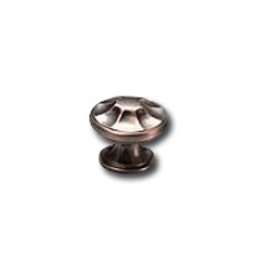 EMPIRE DESIGNS 1-3/8 Inch Diameter Empire Bronze Cabinet Knob