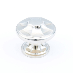 Empire Designs 1-3/8 Inch Diameter Polished Nickel Cabinet Knob