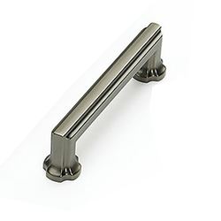 EMPIRE DESIGNS 4 Inch Center to Center Antique Nickel Cabinet Pull
