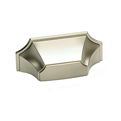 Empire Designs 3 Inch Center to Center Satin Nickel Cabinet Cup Pull