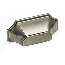 EMPIRE DESIGNS 3 Inch Center to Center Antique Nickel Cabinet Cup Pull