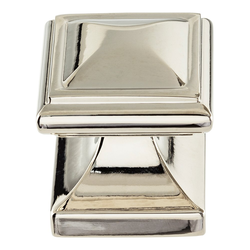 Wadsworth Knob 1-1/4 inch Diameter Polished Nickel
